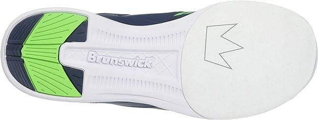 EMAX Brunswick Frenzy - Zapatos de bolos para hombre con suela deslizante