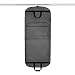 DALIX 60" Professional Garment Bag Cover Suits Dresses Gowns Foldable Shoe Pocket in Gray
