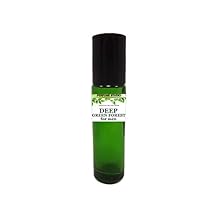 Deep Green Forest Perfume Oil for Men in a 10ml Roller Bottle. Premium Grade Parfum with Main Accords of Green Citrus and Sandalwood.