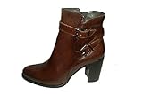 Plumers Menorca 5819, botín marrón Mujer, tacón Grueso (39 EU, Marrón)