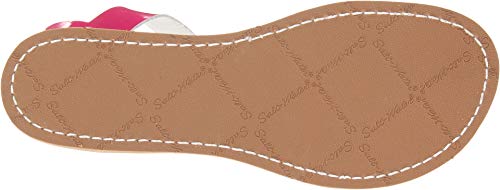 Image of Salt Water Sandals by Hoy Shoe Girl's Salt Water T-Thong Sandal, shiny fuchsia, 9 M US Big Kid