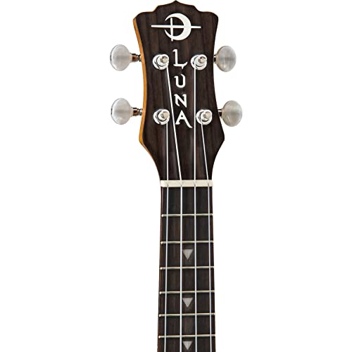 Luna Guitars UKE HONU Ukulélé Soprano Marron - Les Beatles, Paul McCartney, John Lennon, RIngo Starr, George Harrison Luna Guitars UKE HONU Ukulélé Soprano Marron – Image 5