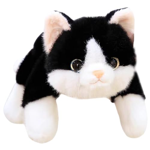 Peluche chat lesté oreiller anti-stress en coton PP hypoallergénique de 30 cm