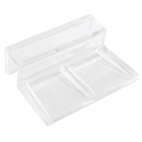 Cionyce 12 Pack Aquarium Lid Clips DIY Aquarium Lid Holder Clear Acrylic Fish Tank Support 8MM Aquarium Glass Holder(8MM)
