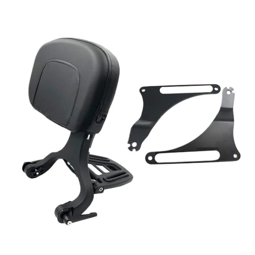 Dossier passager moto noir pour Breakout 2013-2023 et Fat Boy