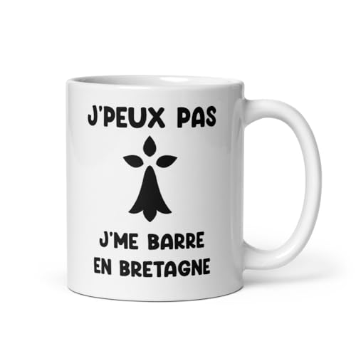 MugSmile Mug je peux pas je me barre en Bretagne tasse Bretagne humour