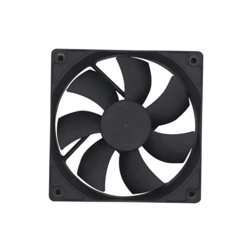 120mm Quiet Cooling Fan - Efficient Computer Fan 12V DC 2 Pin Connector for Optimal Airflow and Temperature-size1