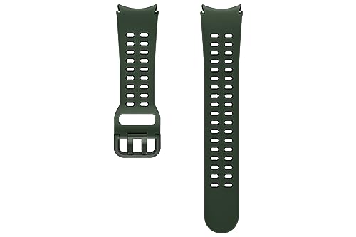 Image of Samsung Galaxy Watch 6, 5, 4 Series Extreme Sport Band, Smartwatch Replacement Strap with T-Buckle Closure, Air Holes for Active Men and Women, Medium /Large, ET-SXR94LGEGUJ, Green /Black
