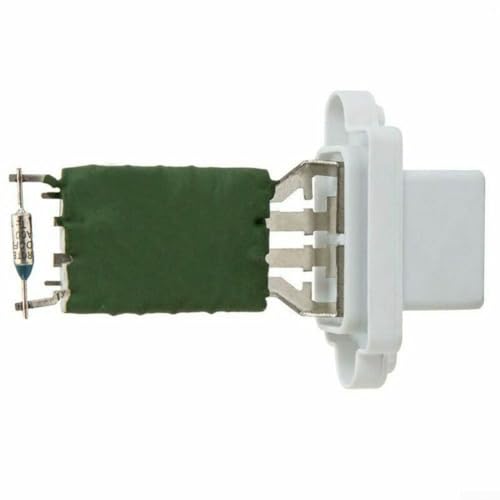 Zilimontt Resistencia del motor del ventilador para Fiesta 2002-2008 Focus 2005-2011 S-Max para Galaxy 2006-en adelante, compatible con 1325972 3M5H18647AC plástico ABS verde y blanco