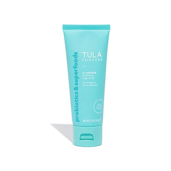 TULA-Skin-Care-So-Polished-Exfoliating-Sugar-Scrub-Face-Scrub-Gently-Exfoliates-with-Sugar-Papaya-and-Probiotic-Extracts-for-a-Softer-and-Radiant-Looking-Complexion-29-oz TULA Skin Care So Polished Exfoliating Sugar Scrub - Face Scrub, Gently Exfoliates with Sugar, Papaya, and Probiotic Extracts for a Softer and Radiant-Looking Complexion, 2.9 oz.