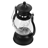 TEHAUX Lámpara de Aceite LED Portátil Estilo Retro para Camping y Tienda de Campaña, Resistente al Desgaste Diseño Único y Luz para Acampar al Aire Libre