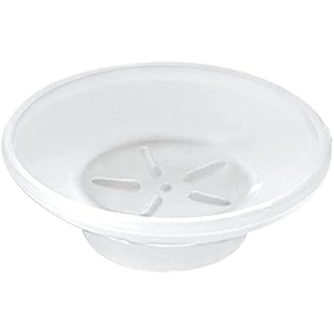 MLZYKYJZ Glass Soap Dish, Replacement Round Frosted Matt Glass Soap Case Dish Soap Holder Universal Accessories for Shower Bathroom, Hotel Soap Box Tray, Soap Storage Container for Shower, L, BLB-003 Cover