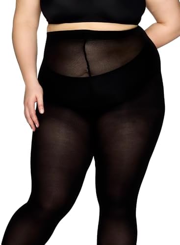 Vogue Curvy 60 Den ondoorzichtige panty grote maten/plus size mat, 1 paar, 52-56 Grote maten