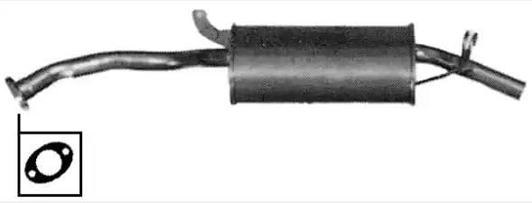 VEGAZ MM-152 Auspuffhalter Kompatibel mit MERCEDES-BENZ C-Klasse Limousine W203 2034907121 2094902421 2034601421