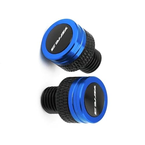 Vis de rétroviseur M10 aluminium étanche anti-corrosion pour YZF-R3 turquoise