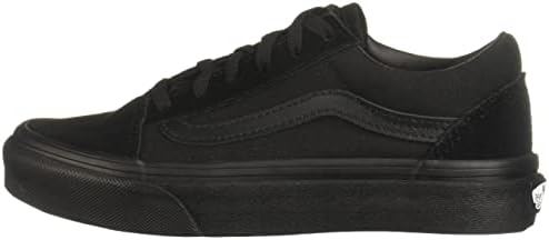Vans Kids Old Skool Black/Black VN000W9TENR Kids Size 12 | Image 7