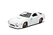 Jada Toys JDM Tuners 1:24 Scale Die-Cast 1985 Mazda RX-7 (FC) Volk Racing, Opening Doors, Detailed Interior, Rubber Tires, Collectible for Ages 8+(White)