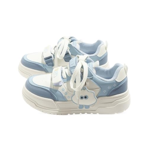 Color Burst Dopamine Kawaii Sneakers - Korean Ins Chunky Platform Shoes with Multicolor Design & Vibrant Laces | Ideal for Travel & Ins Outfits