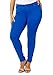 1826 New Stretchy Ponte HIGH Waist Womens Plus Size Pants Skinny Leg Size PL2676 (22, Royal Blue)