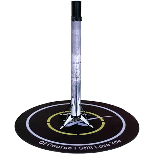 Mahfisj 1:200 Scale SpaceX Falcon 9 Rocket Model – SpaceX Recovery Launch Vehicle Replica Metal Diecast F9 Starship Falcon Heavy Model Ideal Desktop Decoration and Gift for Space Enthusiasts by Mahfisj - Used condition - US$23.18