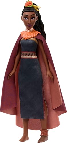 mattel disney moana 2 matangi fashion doll with 3 accessories removable outfit with cape head piece shoulder piece amp anklet inspired by the movie