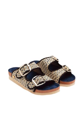 GIOSEPPO Sandalias Rafia Y Hebillas Pershing