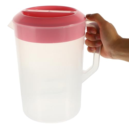 Jarra de 5000ml con escala medidora plástica y tapa para bebidas frías 5