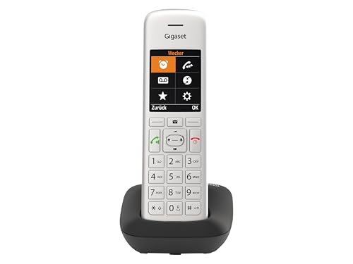 Gigaset CE575 DECT Mobilteil Silber-Schwarz mit Anrufer-ID