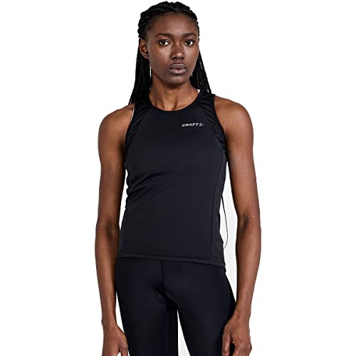 Craft Core Endur Singlet W Black M Camiseta de Ciclismo, Negro, Mujeres