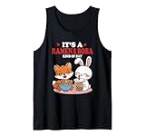 It’s a Ramen and Boba Kind of Day Cute Fox and Bunny Rabbit Tank Top