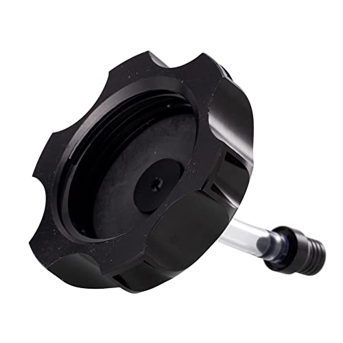 Qxber Motorcycle Gas Fuel Tank Cap, Cnc Aluminum Gas Fuel Tank Cap With Breather Valve For Kayo Apollo Bosuer Xmotos Klx110 Ttr110 Crf /Xr50/70/80/110 Dirt Bikes Pit Bikes #TOP6