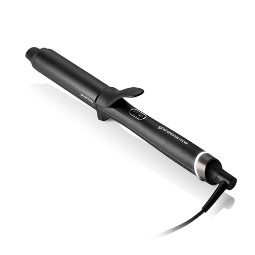 ghd Chronos Curve Grand Professional Curling Iron 1.25 Inch Barrel Big Voluminous Curls Frizz-Free No Heat Damage Black