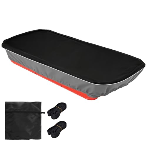 Sled Cover 55inch Heavy Duty 600D Waterproof Ice Fishing Sled Travel Cover for Storage Protects from Snow Water and Mud for Outdoor Activities Winter Camping Hunting 55 L X 25 W X 12 H