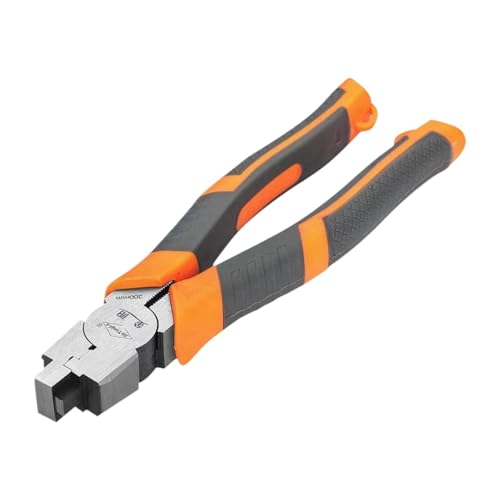 Whtkoph Groove Joint Pliers Square Hole Manual Shears Easy Use High Carbon Steel,Tongues and Groove Plier, Cut Width 7 mm