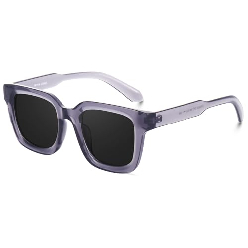 Image of Peter Jones Unisex Large Square UV /UB Protected Sunglasses (3803)