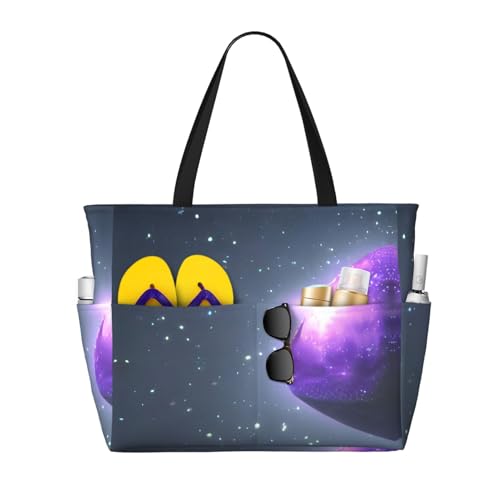 Sac pliable galaxie étoilée violet : fini le manque de place