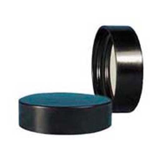 2029-00051 Short Skirted Black Phenolic Screw Cap with White Rubber Liner, 51-400 Thread Size (Case of 72)