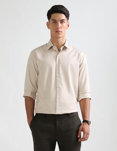Image of Arrow New York Men's Solid Slim Fit Shirt