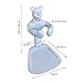 Baby Shower Stand, Foldable Baby Bear Bath Stand Adjustable Infant Bath Support Toddler Showers Stands with Anti-Slip Base Drainage Holes Shower Head Holder for Infants 8-36 Months Gift Grey Bear