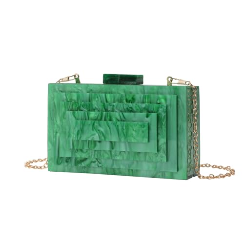 Sac soirée acrylique pochette chaîne bandoulière messenger sac femme portable