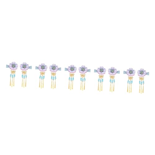 Pince à cheveux japonaise florale pour illuminer vos coiffures de mariage et fêtes d'été