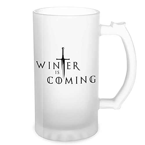 Game Of Thrones Winter Is Coming Transparent Bierkrug Stein 500ml Tasse