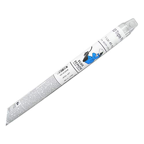 Blue Demon Triple Play Low Temp Aluminum-Zinc Brazing Rod, 18 Long - 1/4 x 18 x 1 lb Box