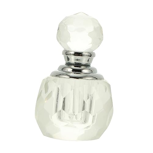 PATKAW botella de perfume transparente refillable perfume bottle botella de perfume recargable rellenar envase vino vidrio transparente para perfume frascos de perfume de cristal facetado