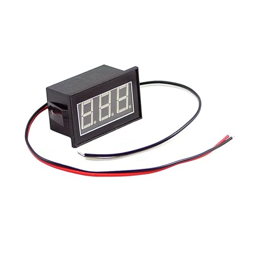 Voltmètre numérique V56D DC 0-100V étanche pour batterie voiture électrique
