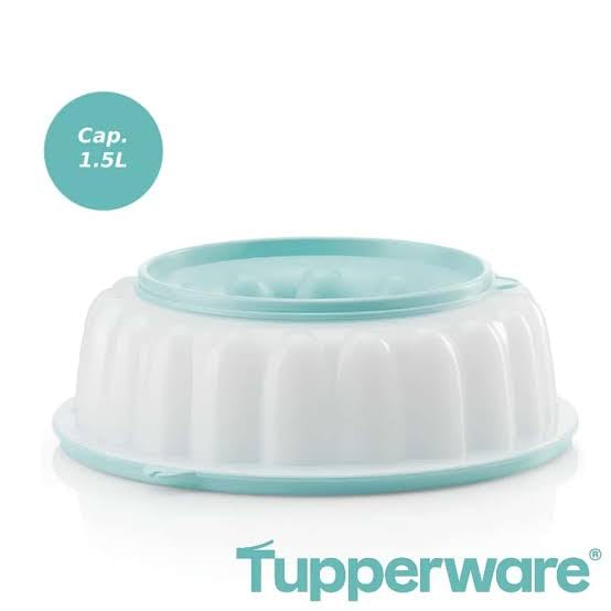 Tupperware Jel-ring Jello Mold Mint Green by Tupperware