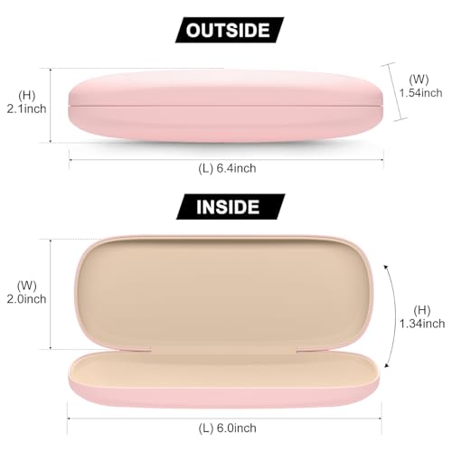 Image of Eyeglasses Case, Hard Shell Protective Case for Glasses, Unisex for Women Men