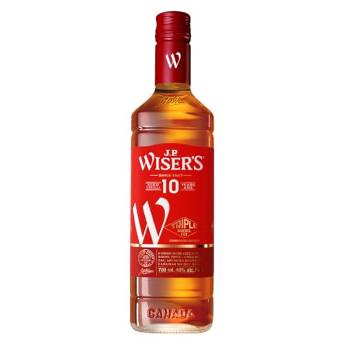 J.P. Wiser's 10 Years Old Triple Barrel Canadian Whisky 40% Vol. 0,7l