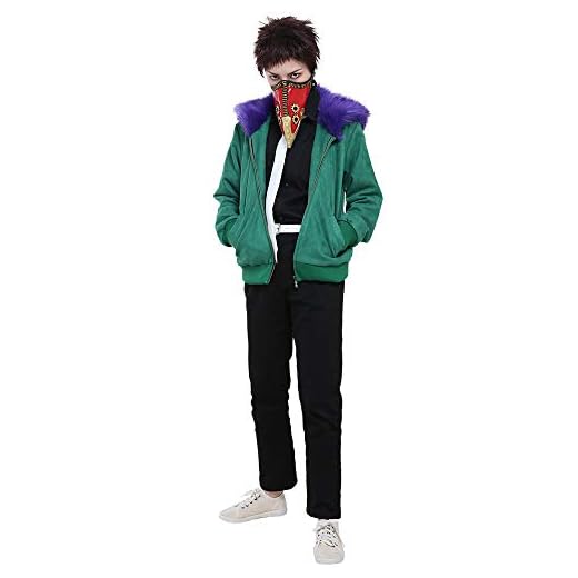 miccostumes Men's Kai Chisaki Overhaul Cosplay Costume Outfit Jacket with Shirt and Pants (S, Multicolored)