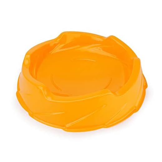 EssTe Battling Tops Stadium for Burst Gyro Toys Metal Fusion Arena (Orange Stadium)